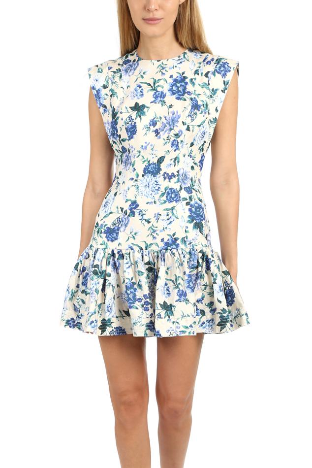 zimmermann moncur flounce short dress