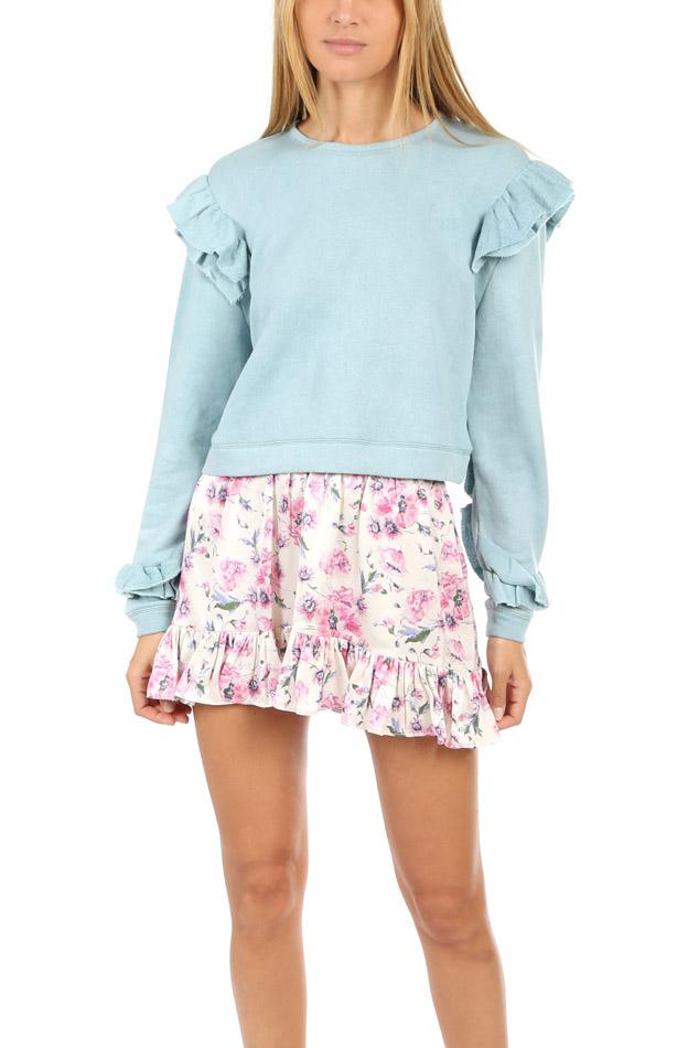 loveshackfancy ruffle sweatshirt