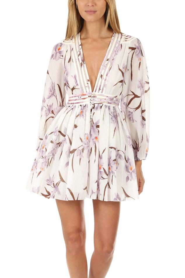 zimmermann corsage mini dress