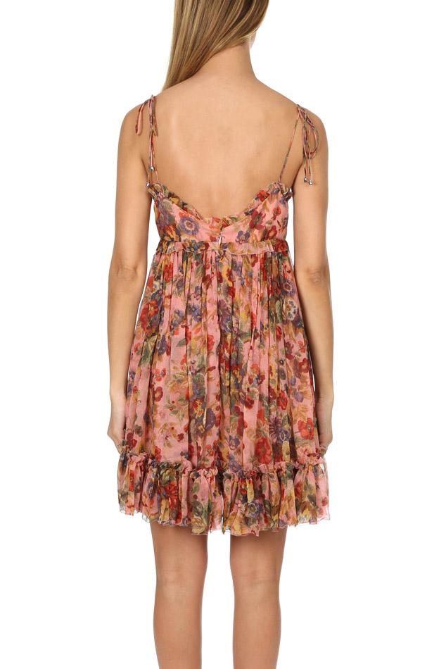 zimmermann lovelorn frill mini dress