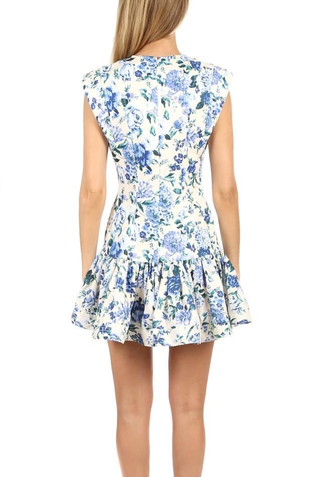 zimmermann moncur flounce short dress