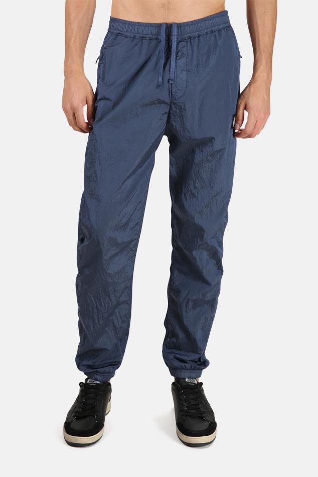 Stone Island Synthetic Nylon Pants in Blue for Men | Lyst