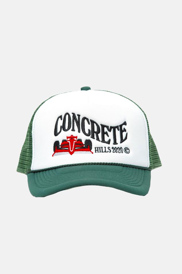 concrete hills trucker hat