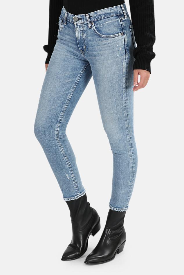 Moussy Denim Mv Edmond Skinny Jeans in Blue | Lyst