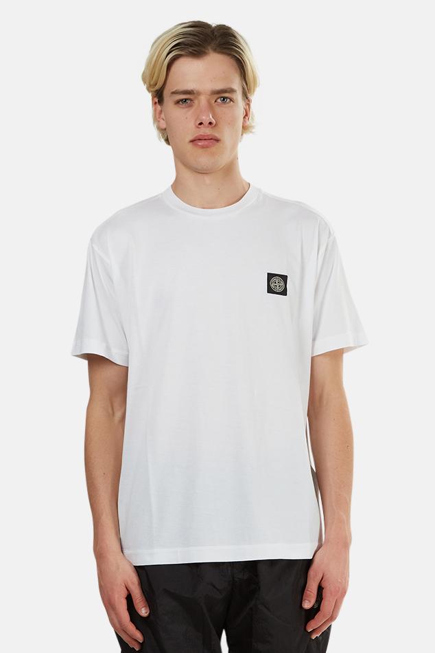 Stone Island Cotton Jersey T-shirt in White for Men - Lyst