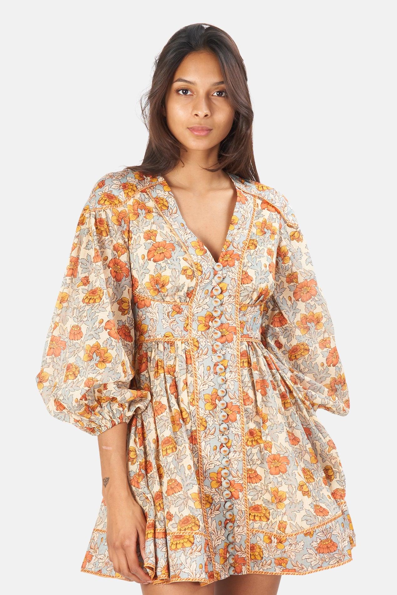 Zimmermann Andie コットンブレンドミニドレス 直売格安 www.suitit.nl