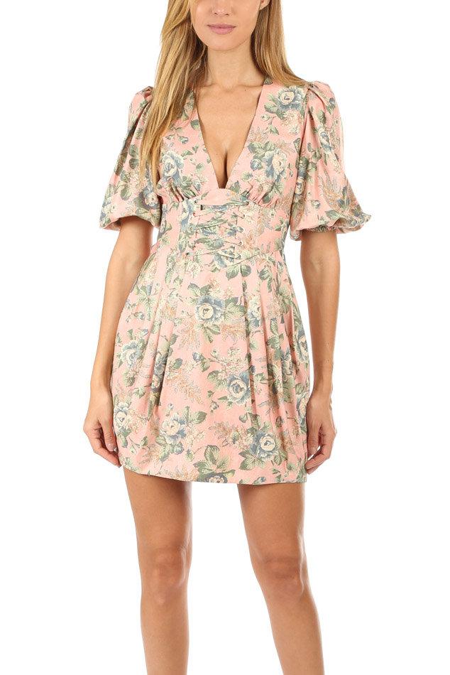 zimmermann tempest lace up dress