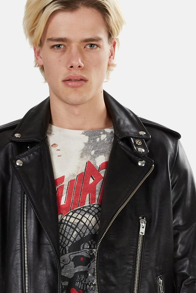 iro mens leather jacket