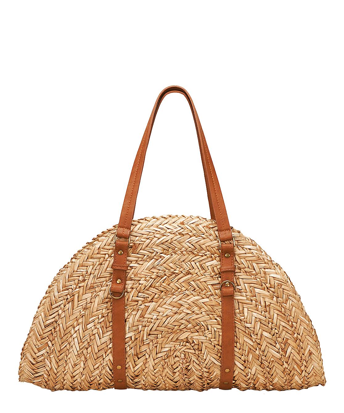 Bay sky Womens Woven Straw Bag in Natural | Lyst