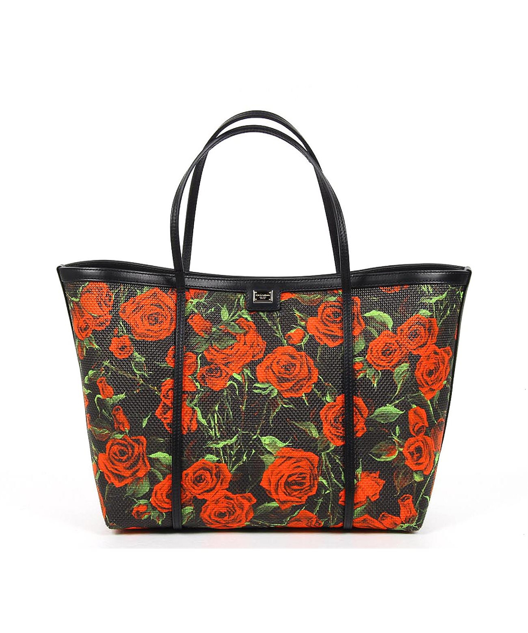 Dolce & gabbana Shopping Bag Rose in Red | Lyst