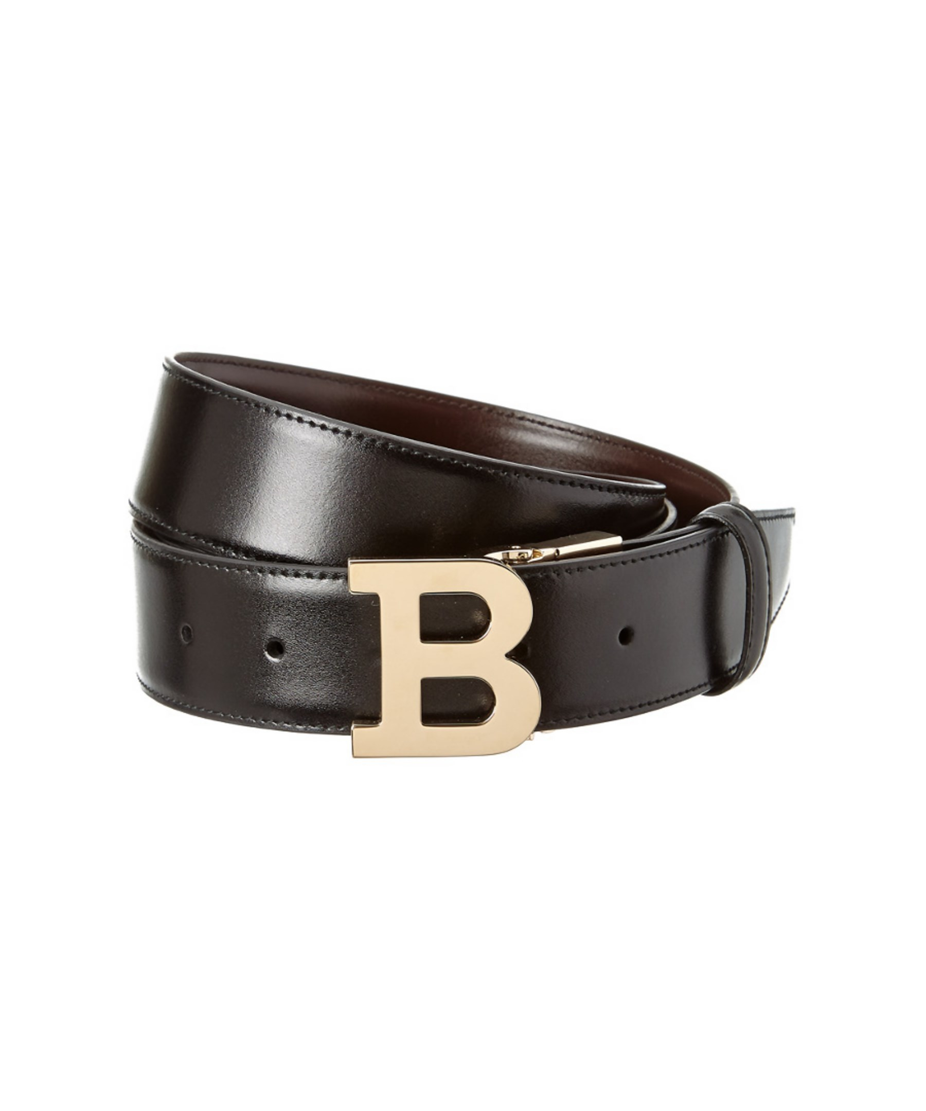 Bally B Buckle Reversible Leather Belt in Black for Men - Save 36% | Lyst