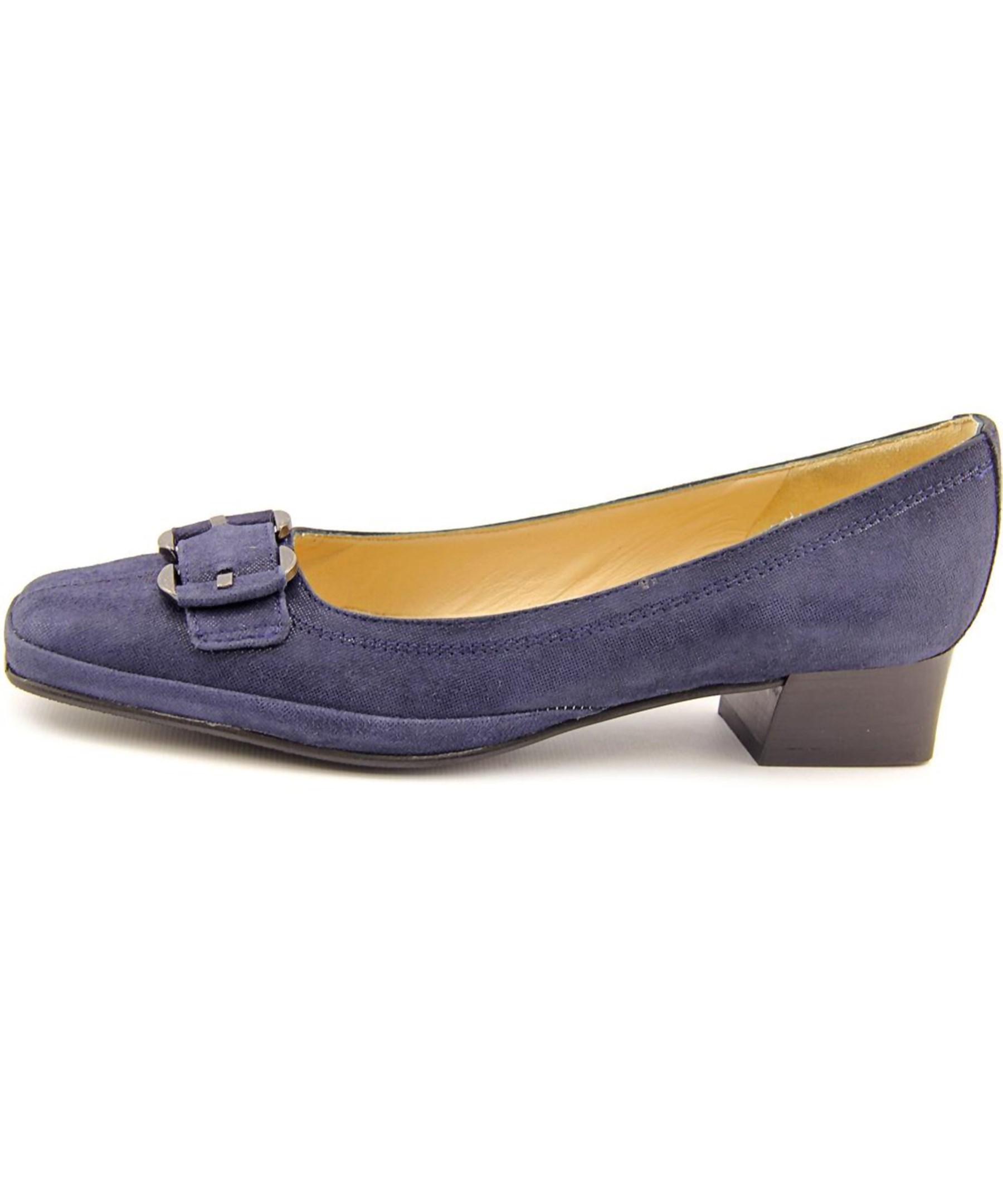 light blue square toe heels