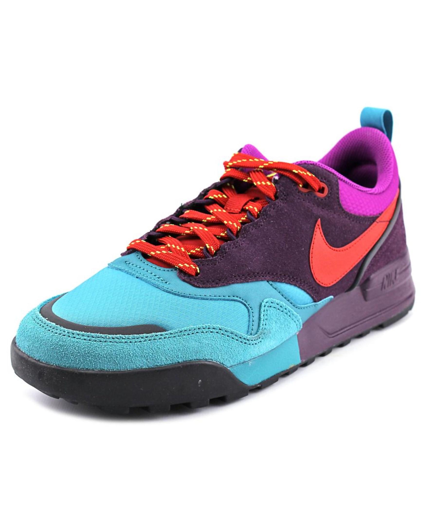 Nike Air Odyssey Envision Qs Men Round Toe Suede Multi