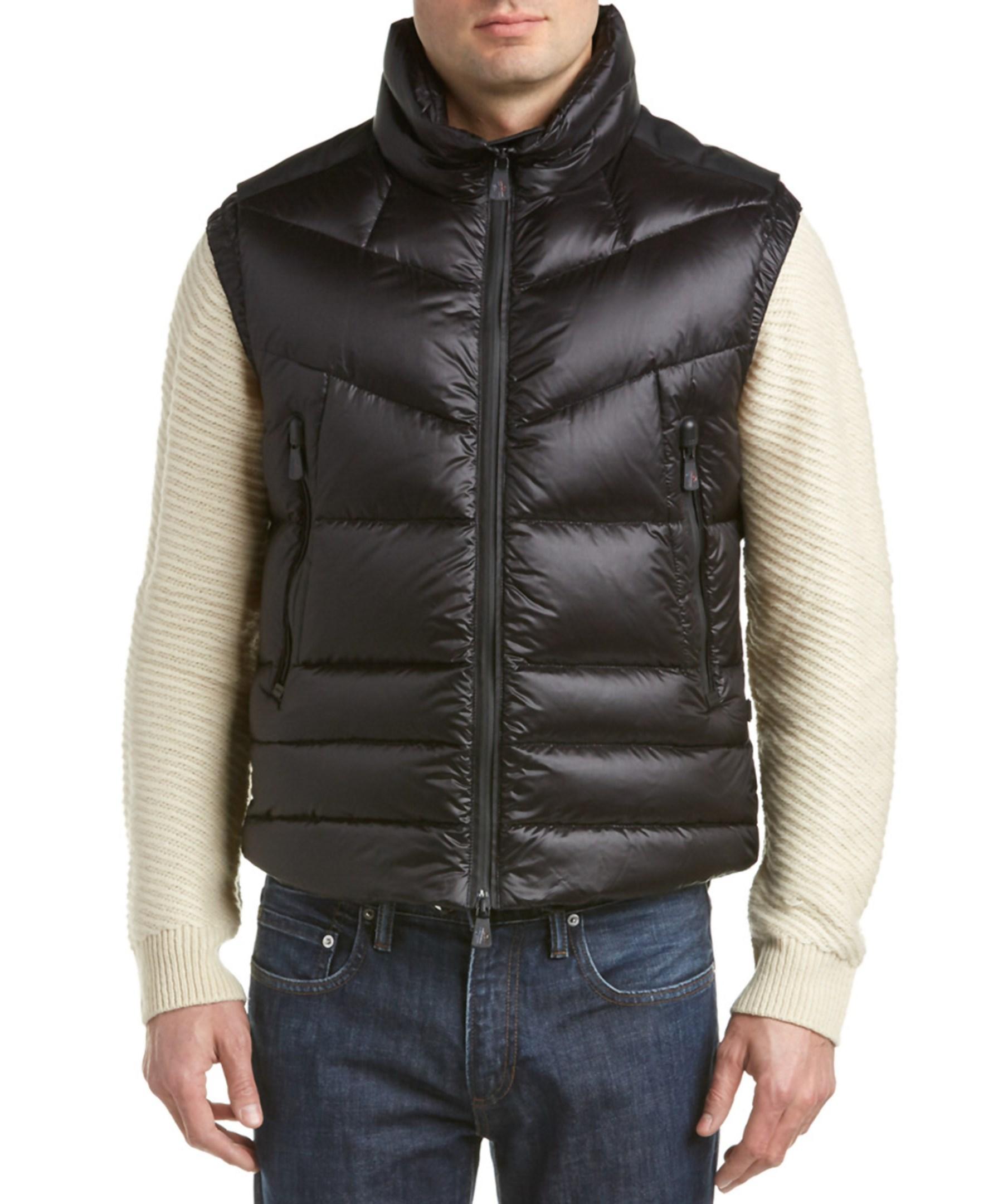 Moncler Kostemberg Down Quilted Vest in Black for Men Lyst