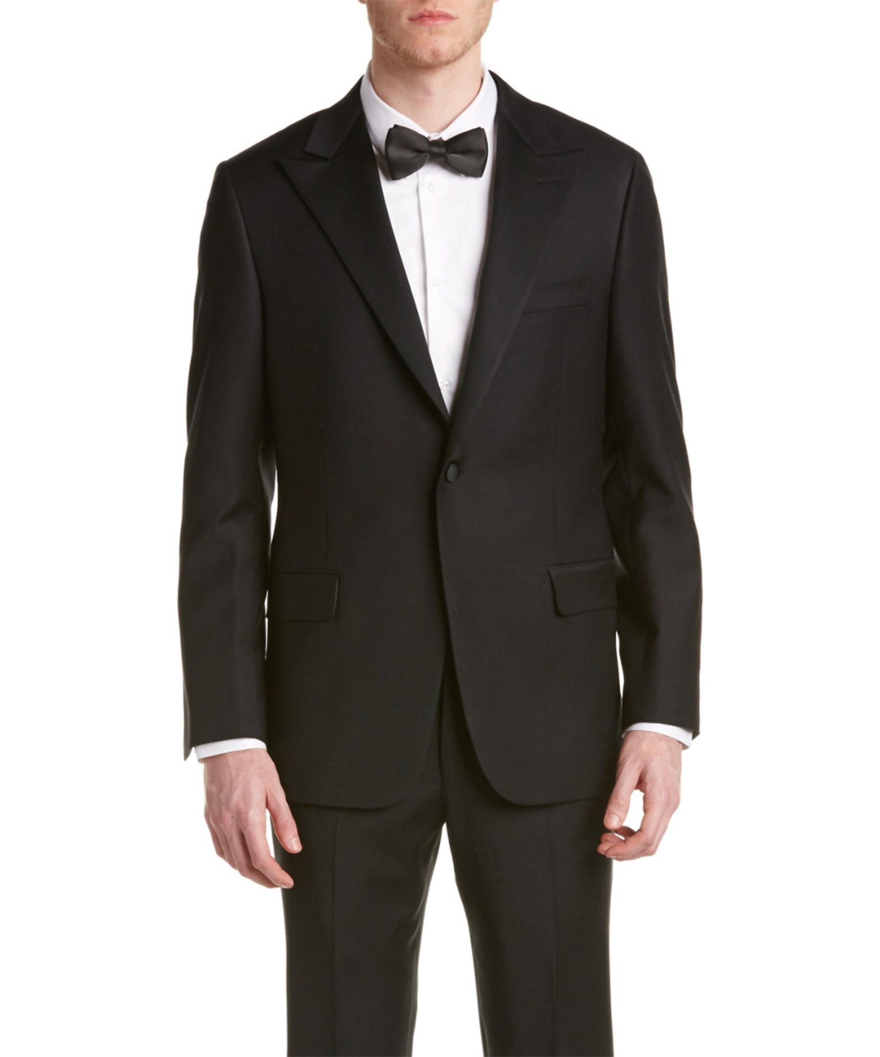 Hickey freeman Sterling Wool Tuxedo With Flat Front Pant in Black for ...