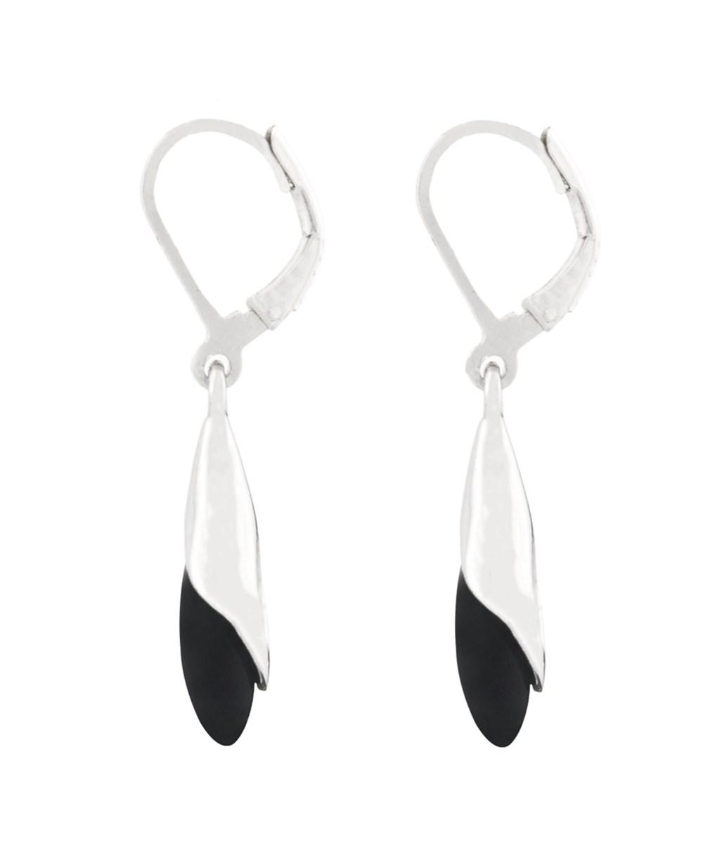 Lyst Pangea Mines Black Onyx Dangle Earrings In