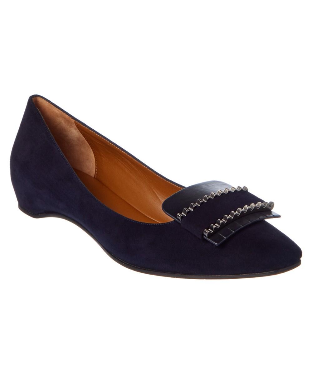 aquatalia suede flats