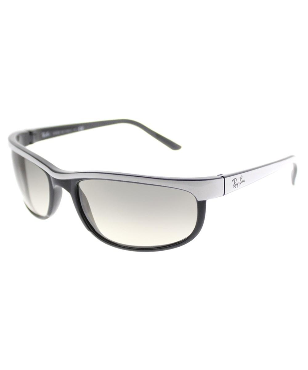 Lyst RayBan Predator 2 Rb 2027 629932 Top White On Black Rectangle Sunglasses in White
