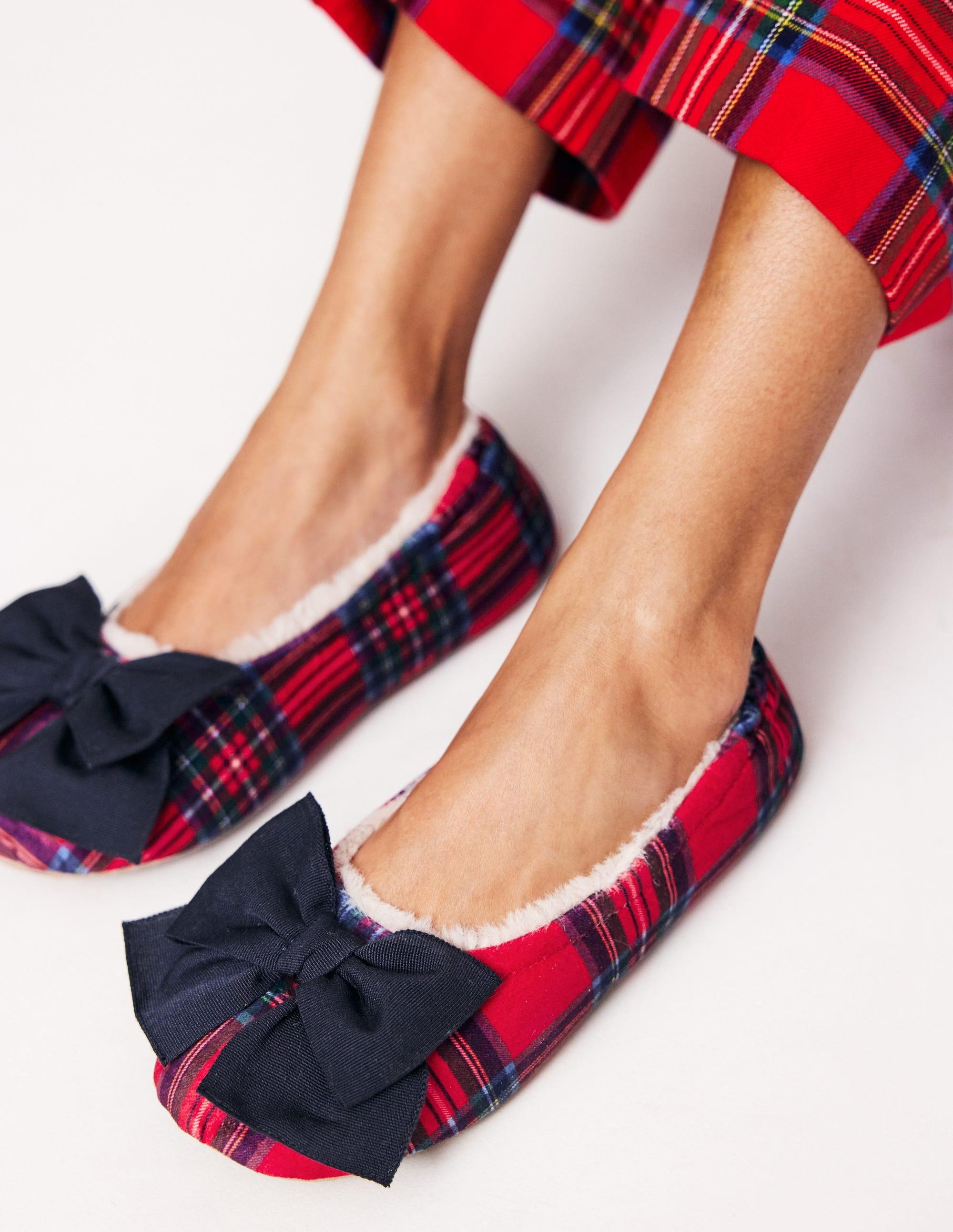 Buffalo Plaid Womens Red Plaid Slippers Buffalo Plaid Snoozies