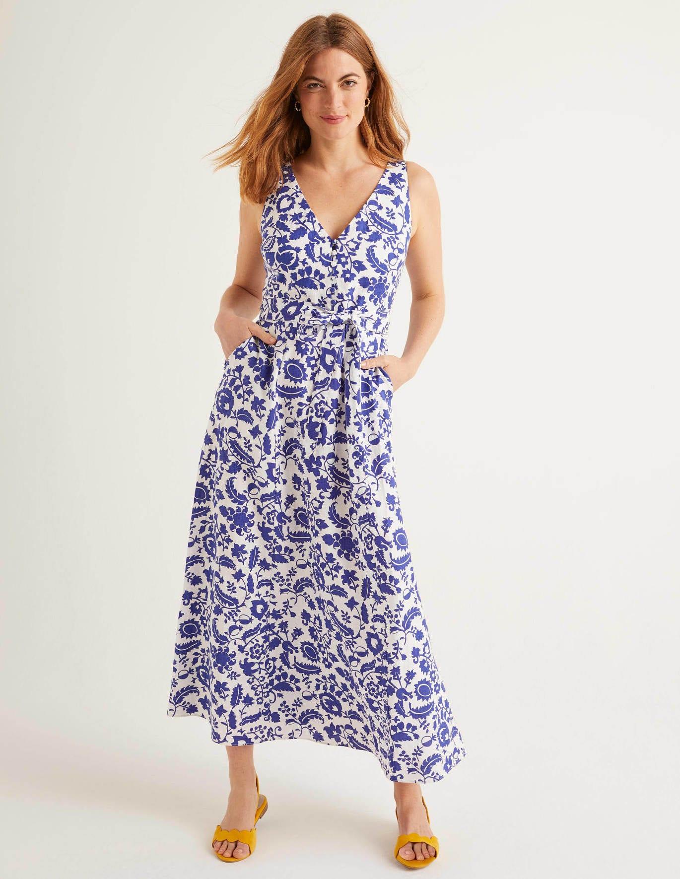 linen maxi