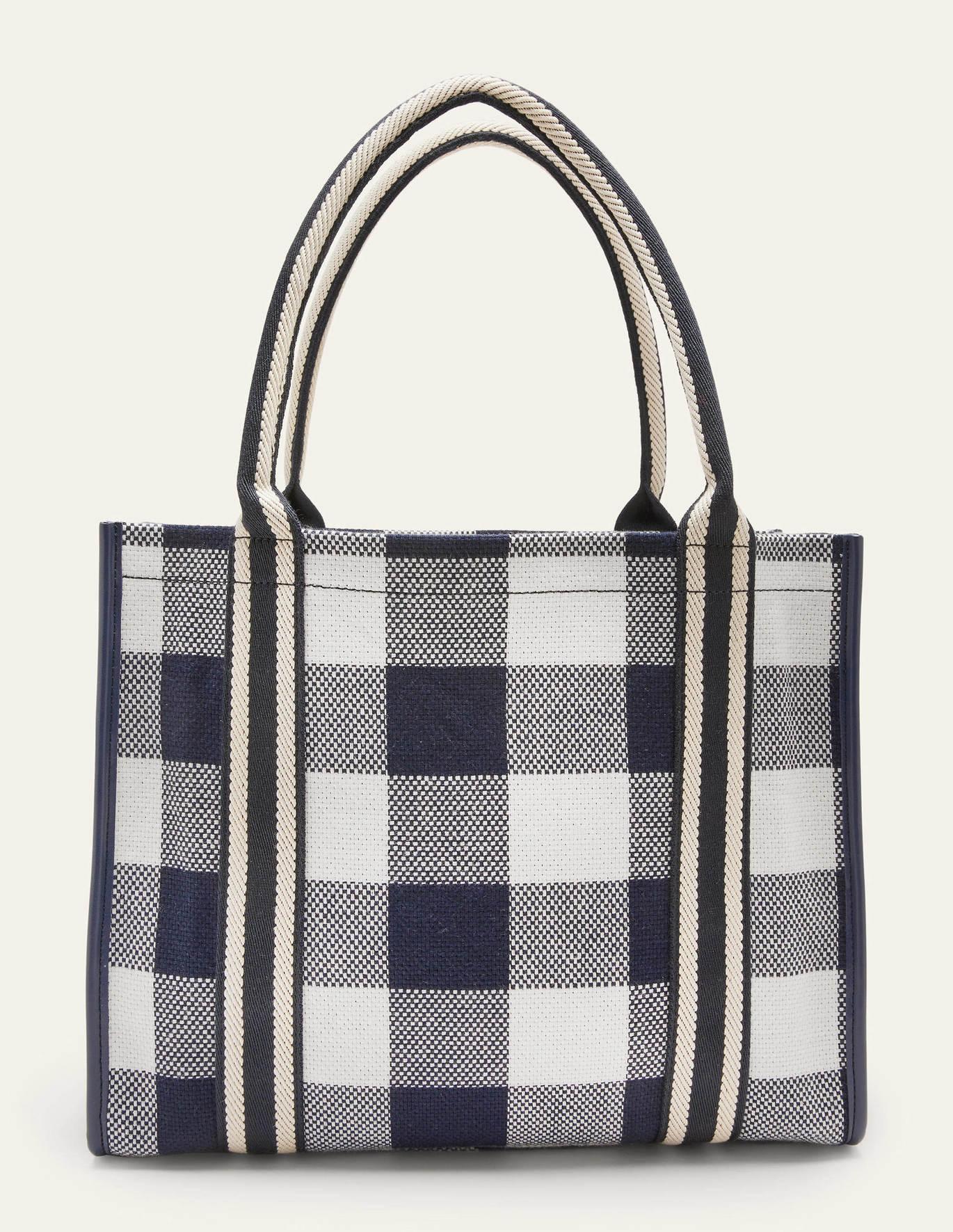 structured canvas tote