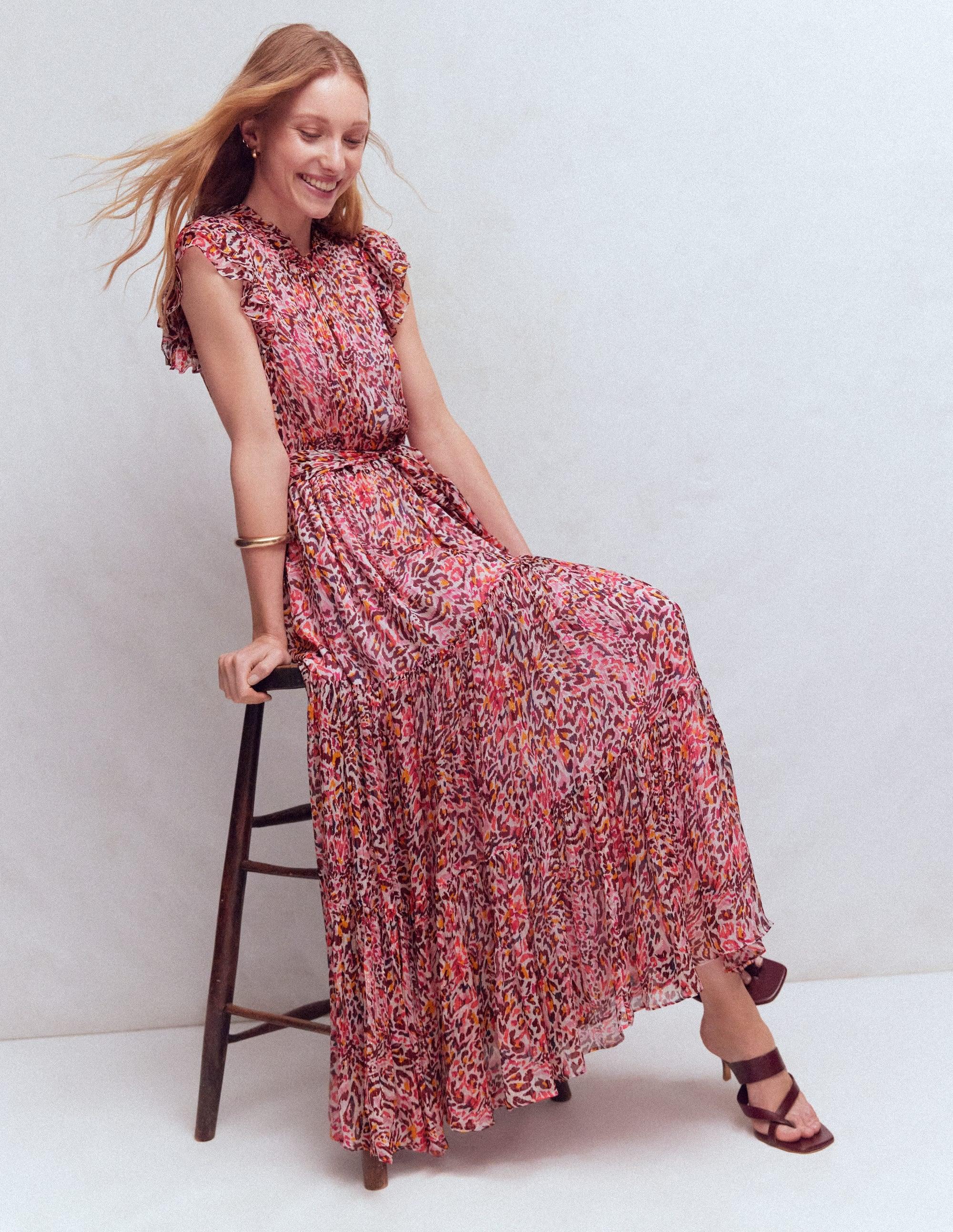 boden maxi dresses sale Buy Boden Cream/Pink Beatrice Cotton Maxi Dress from Next USA
