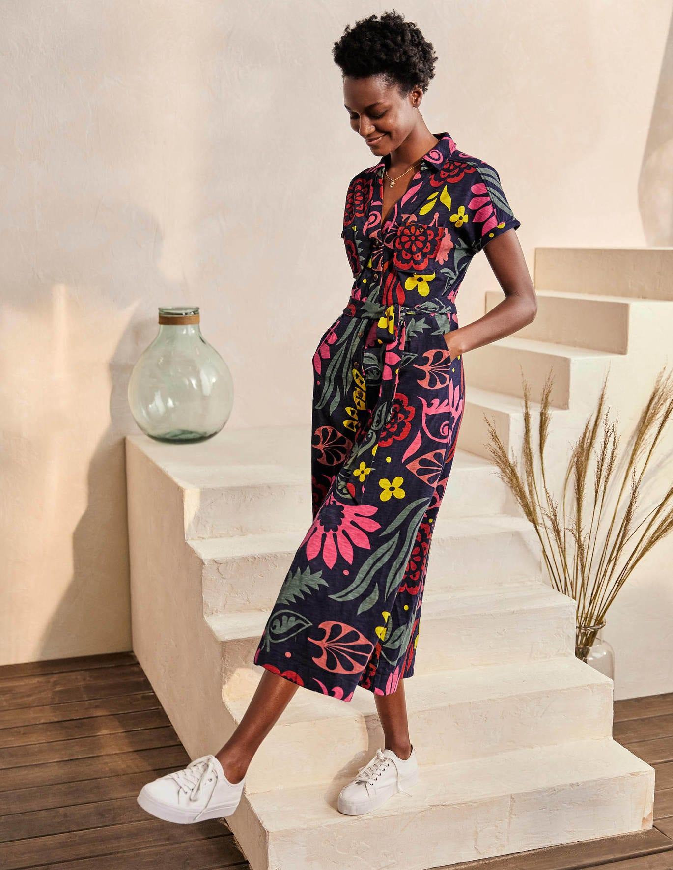 Boden Thomasina Jersey Shirt Dress 