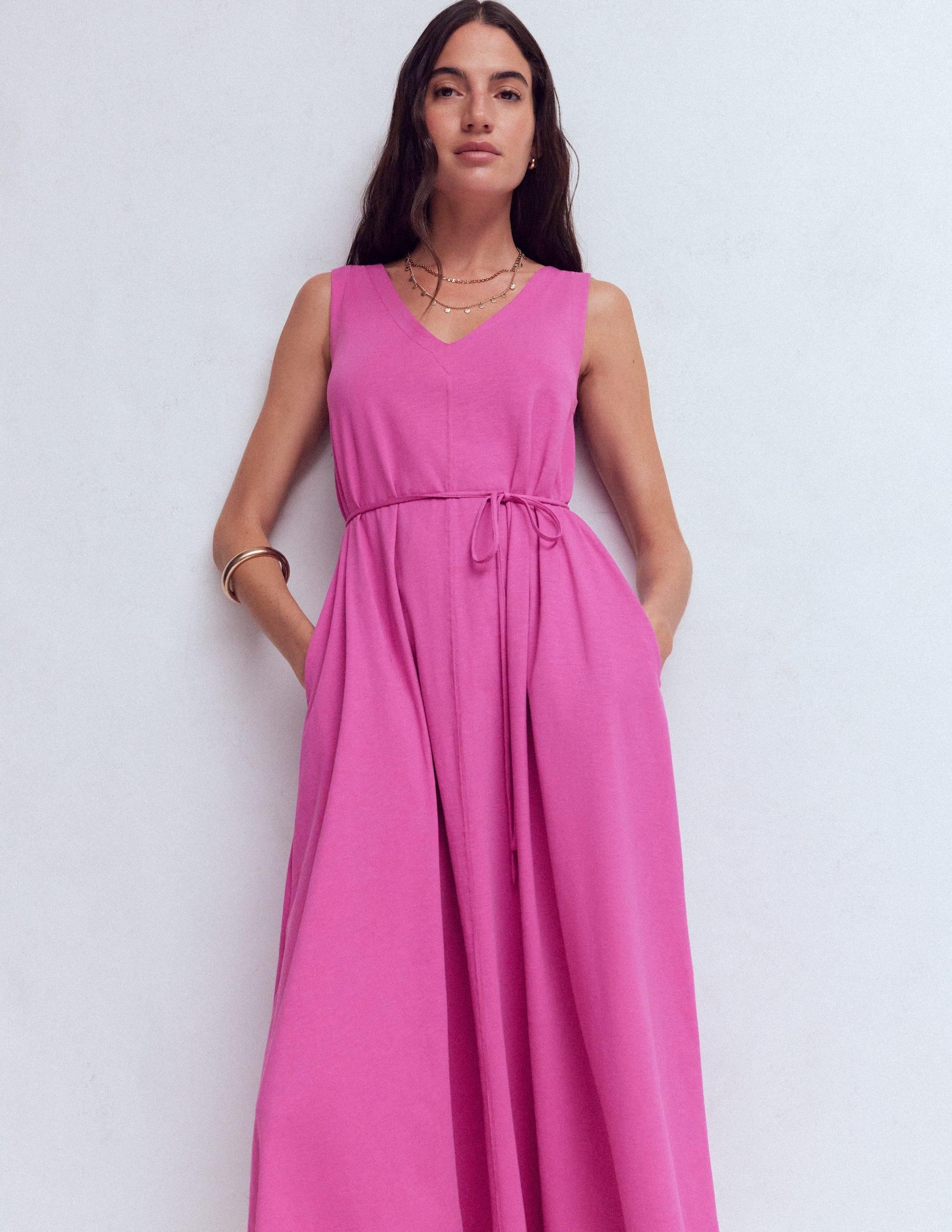 green emerald velvet dress Multiway Jersey Maxi Dress-Emerald Night