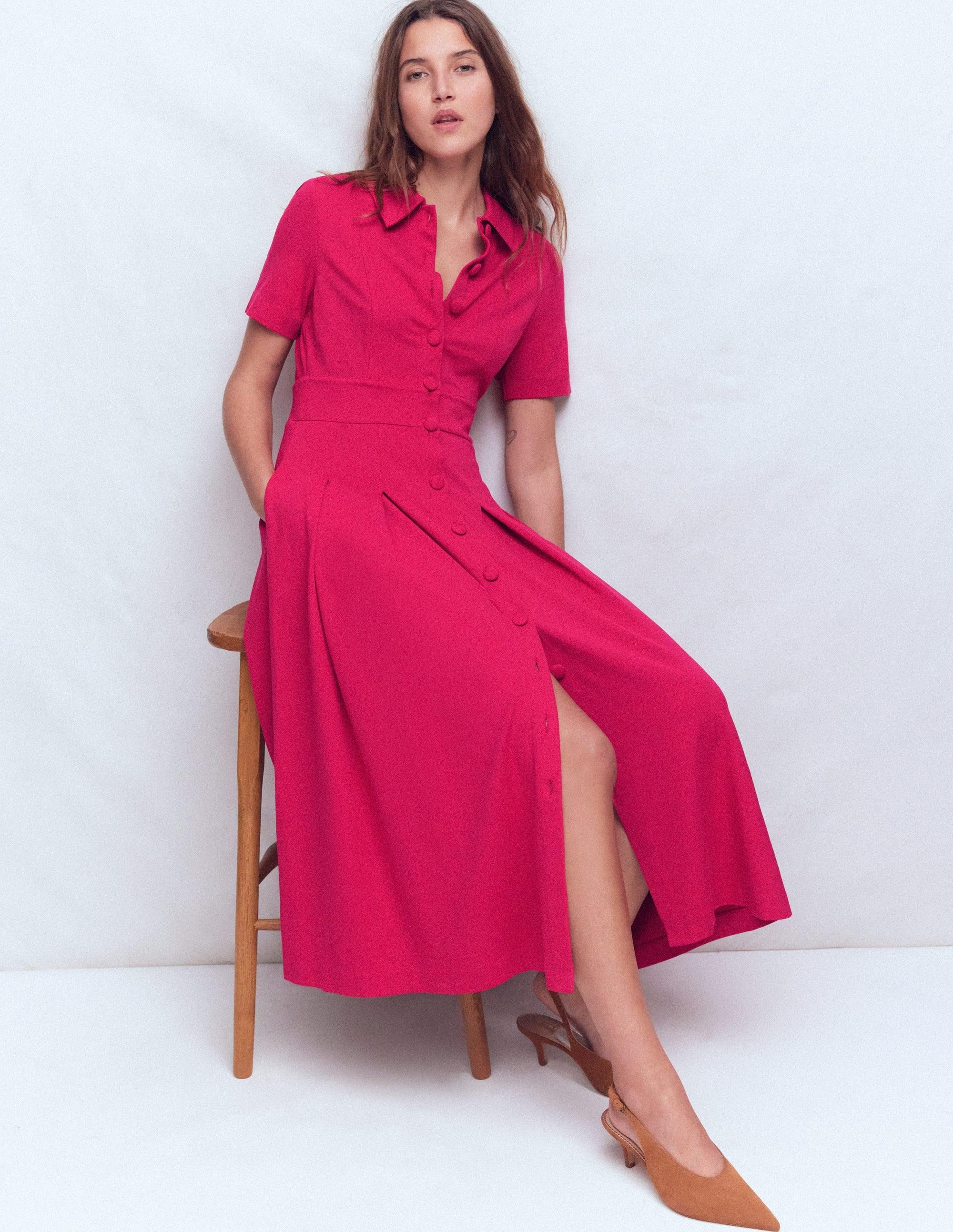 ponte shirt dress White House Black Market Petite Belted Ponte Shirt Dress at Hamilton Place  in Chattanooga, TN