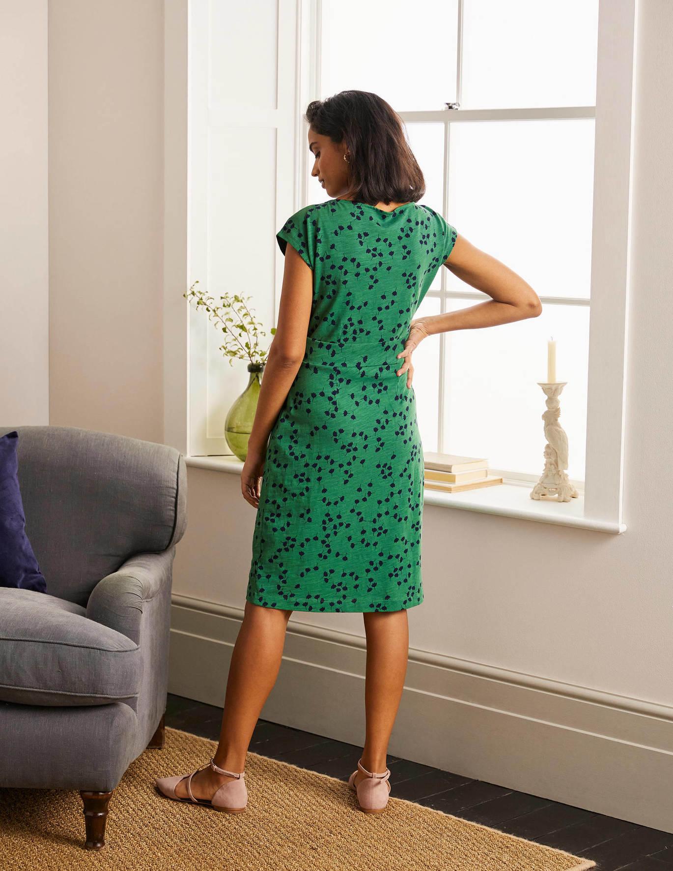 Boden Florrie Jersey Dress Lagoon 