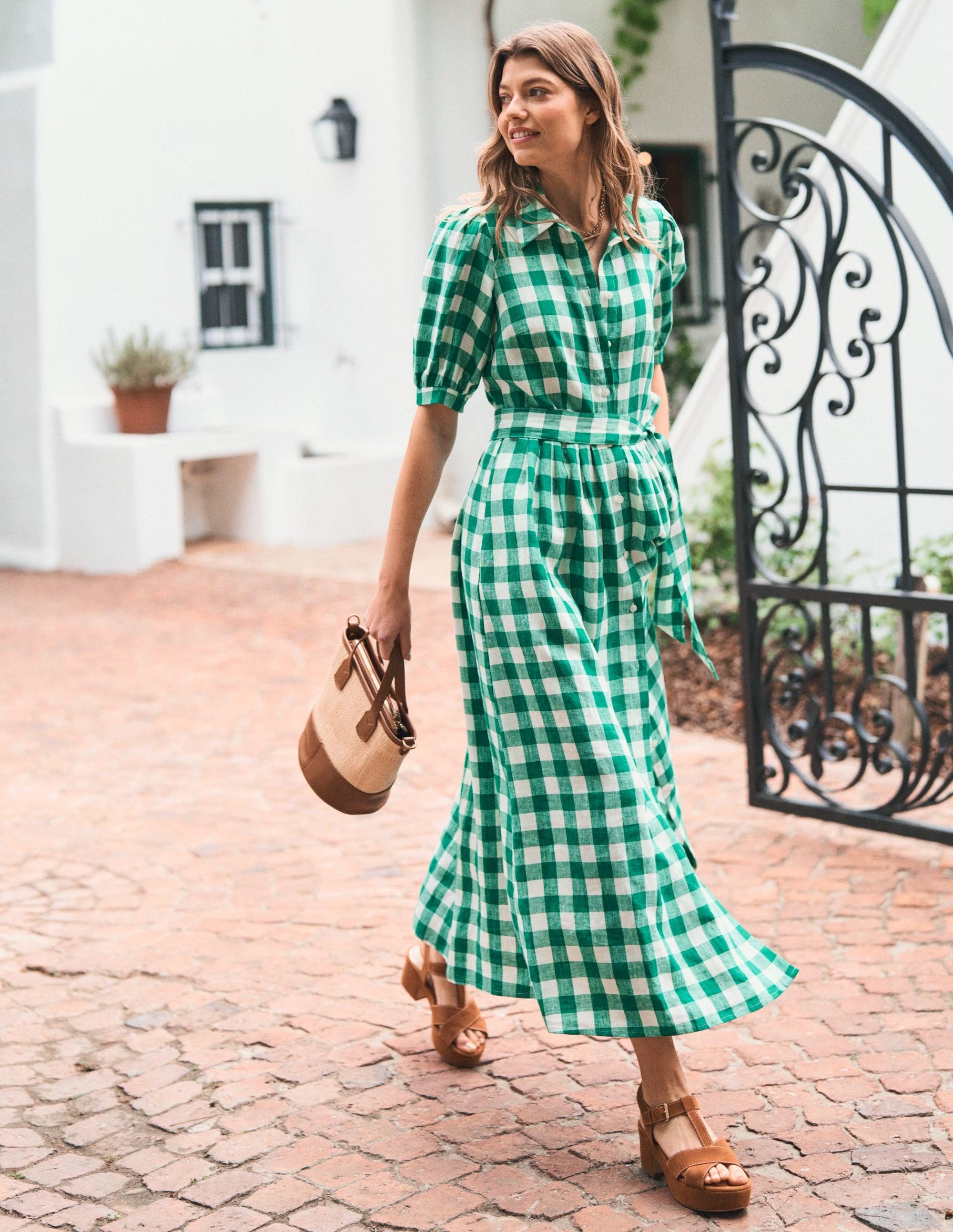 Boden Alexa Linen Maxi Shirt Dress in Green | Lyst Boden Alexa Linen Maxi Shirt Dress in Green | Lyst