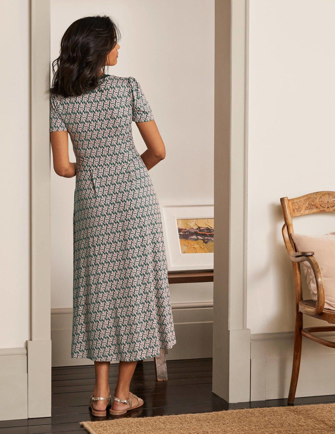 lucinda jersey midi dress