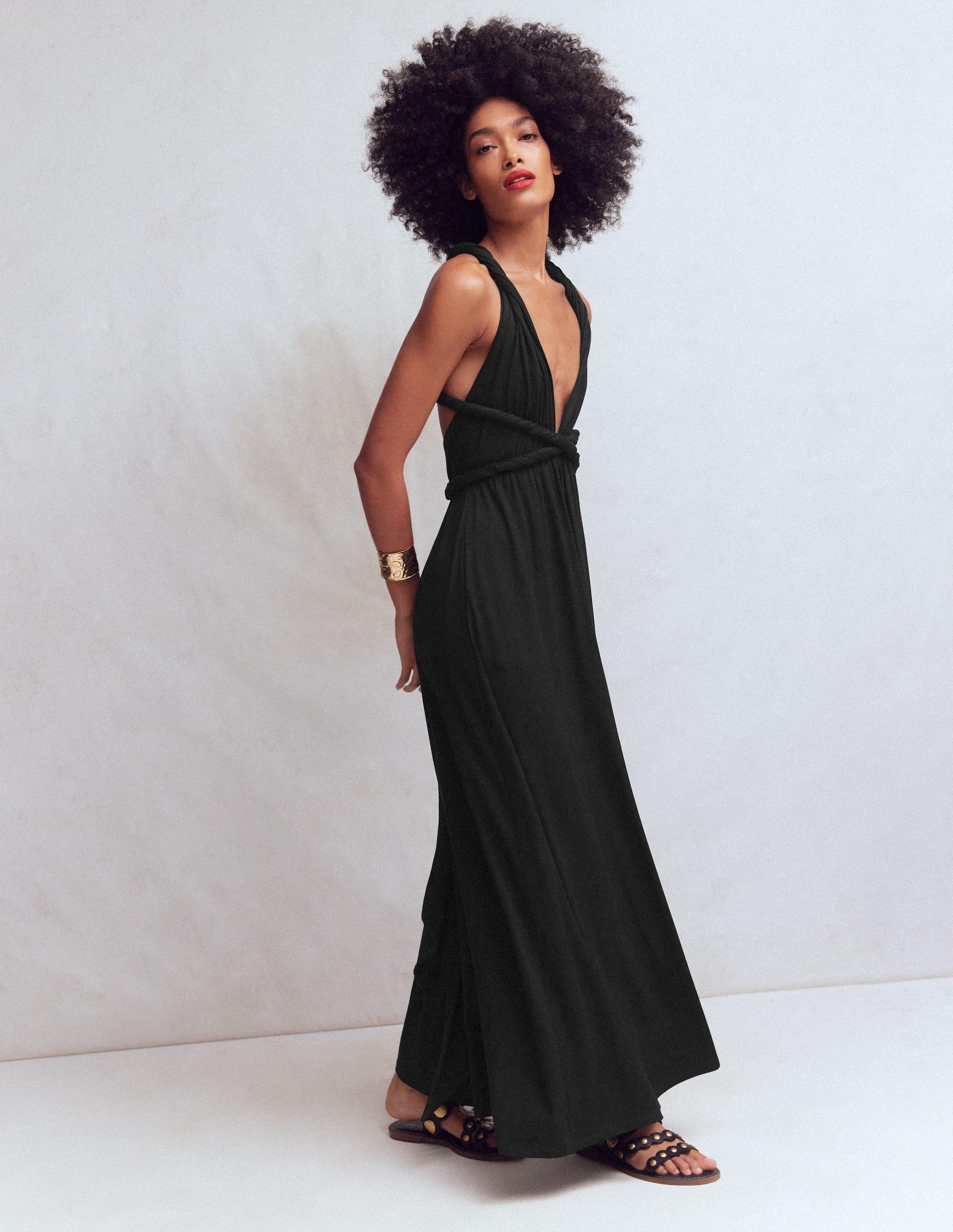 mermaid halter dress GLS by Gloria - GL2598 Embroidered Halter Mermaid Dress 2XL / Ivory/Champagne