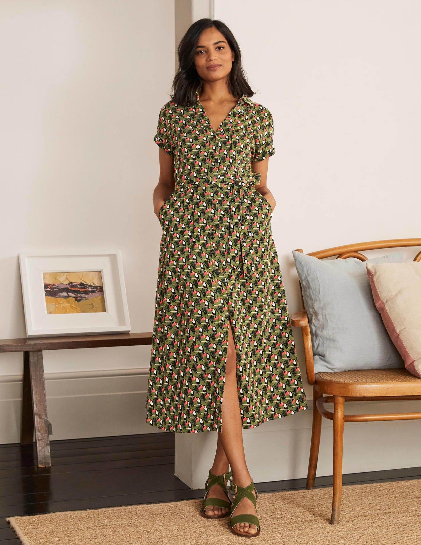 long black jersey dress with sleeves Amabel - Maxi dress main image 1