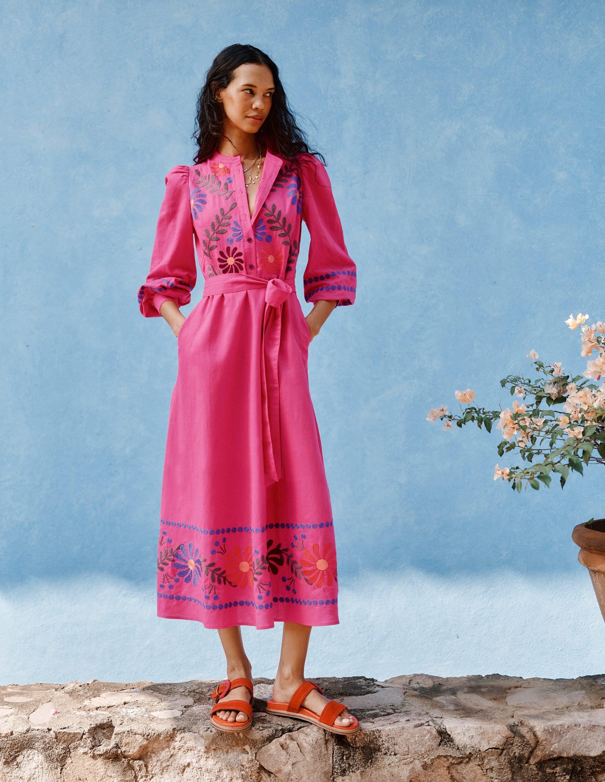 Boden Embroidered Dresses for Women | Lyst