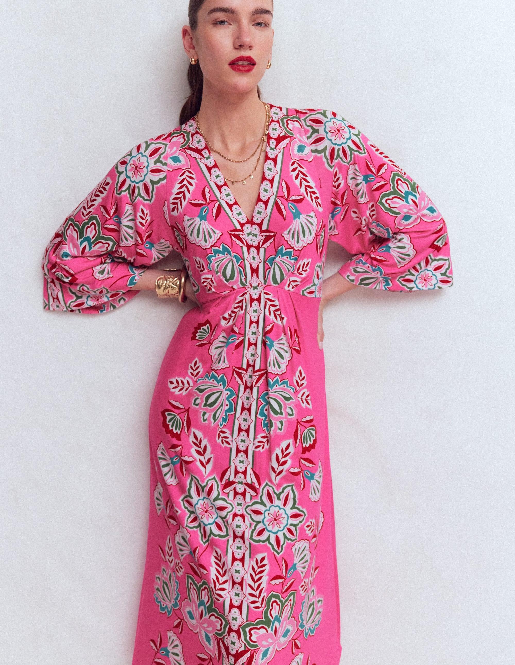 red dress retro Strawberry Print Retro Swing Dress