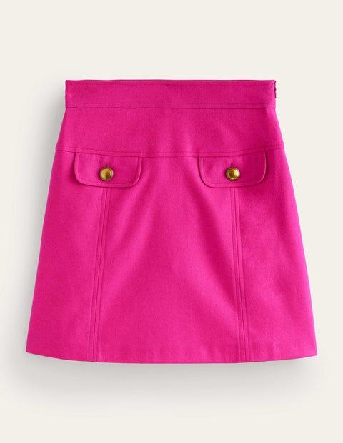 Boden Estella Wool Mini Skirt in Pink Lyst