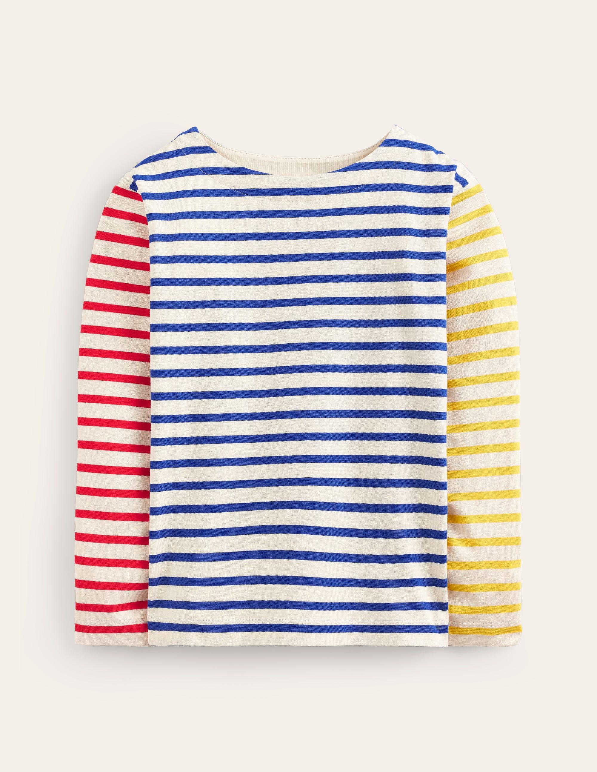 Boden crew neck breton top