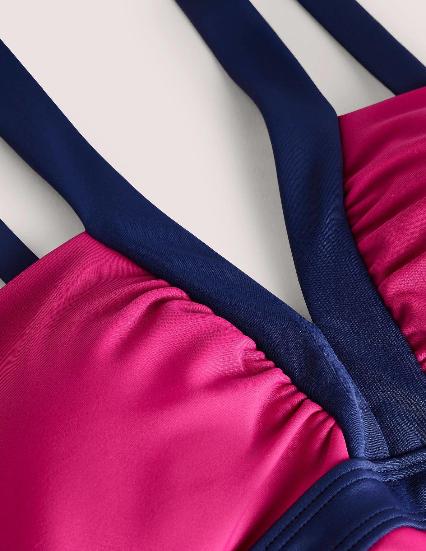 Boden Corsica Vneck Tankini Top in Pink Lyst