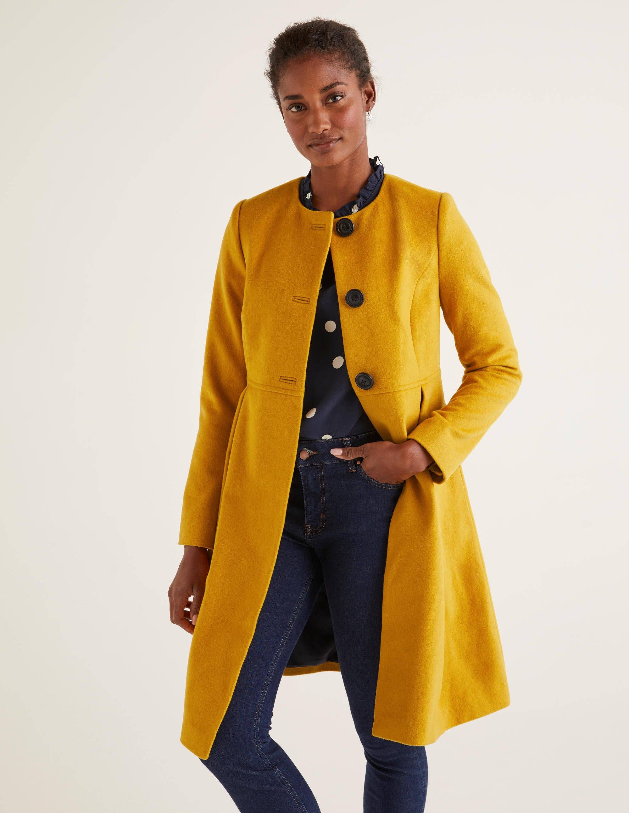 boden yellow coat