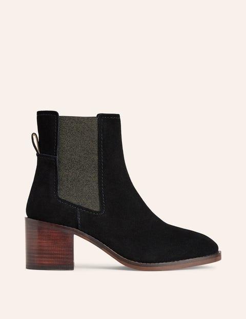 Boden Chelsea Block Heel Boot in Black Lyst