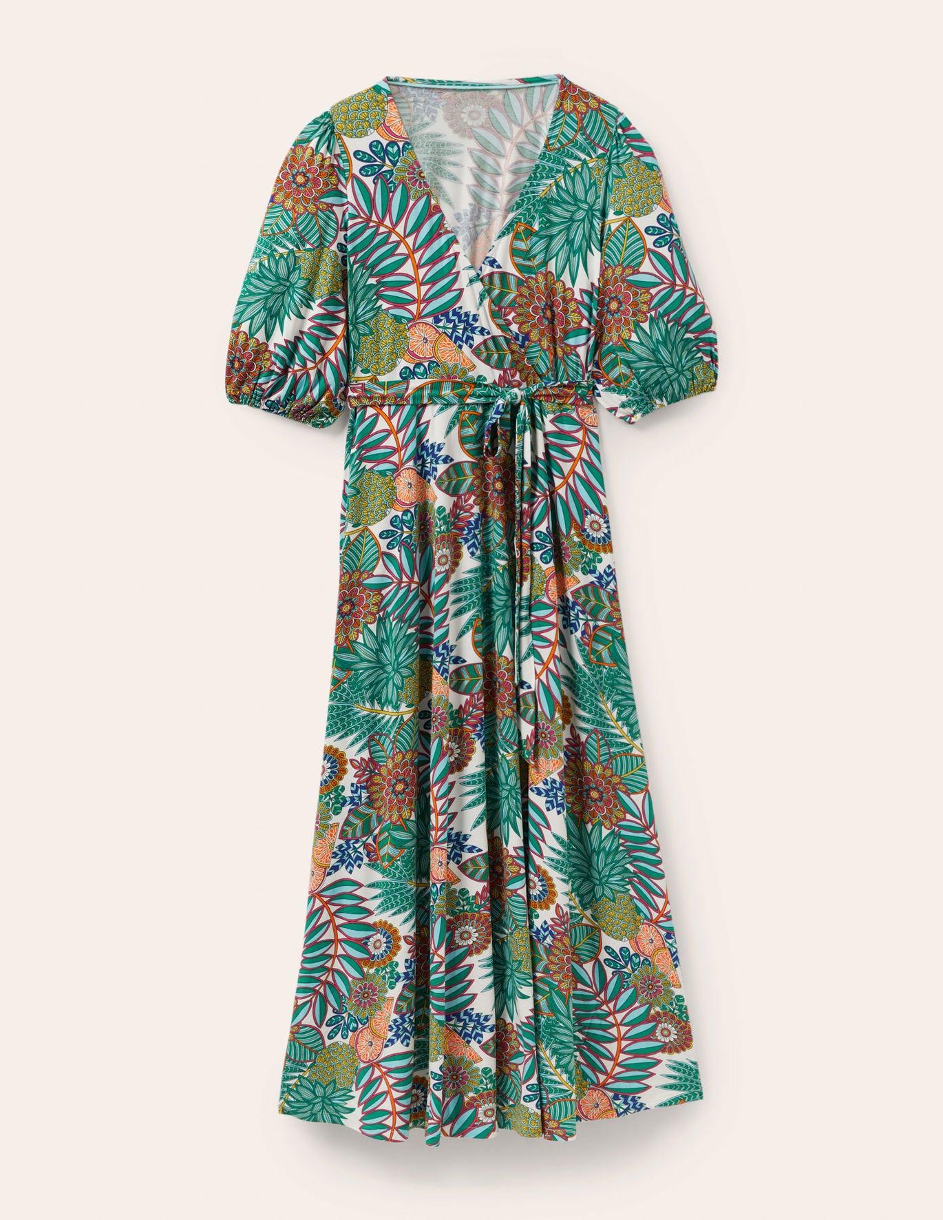 Boden Fixed Wrap Jersey Maxi Dress Green Lyst