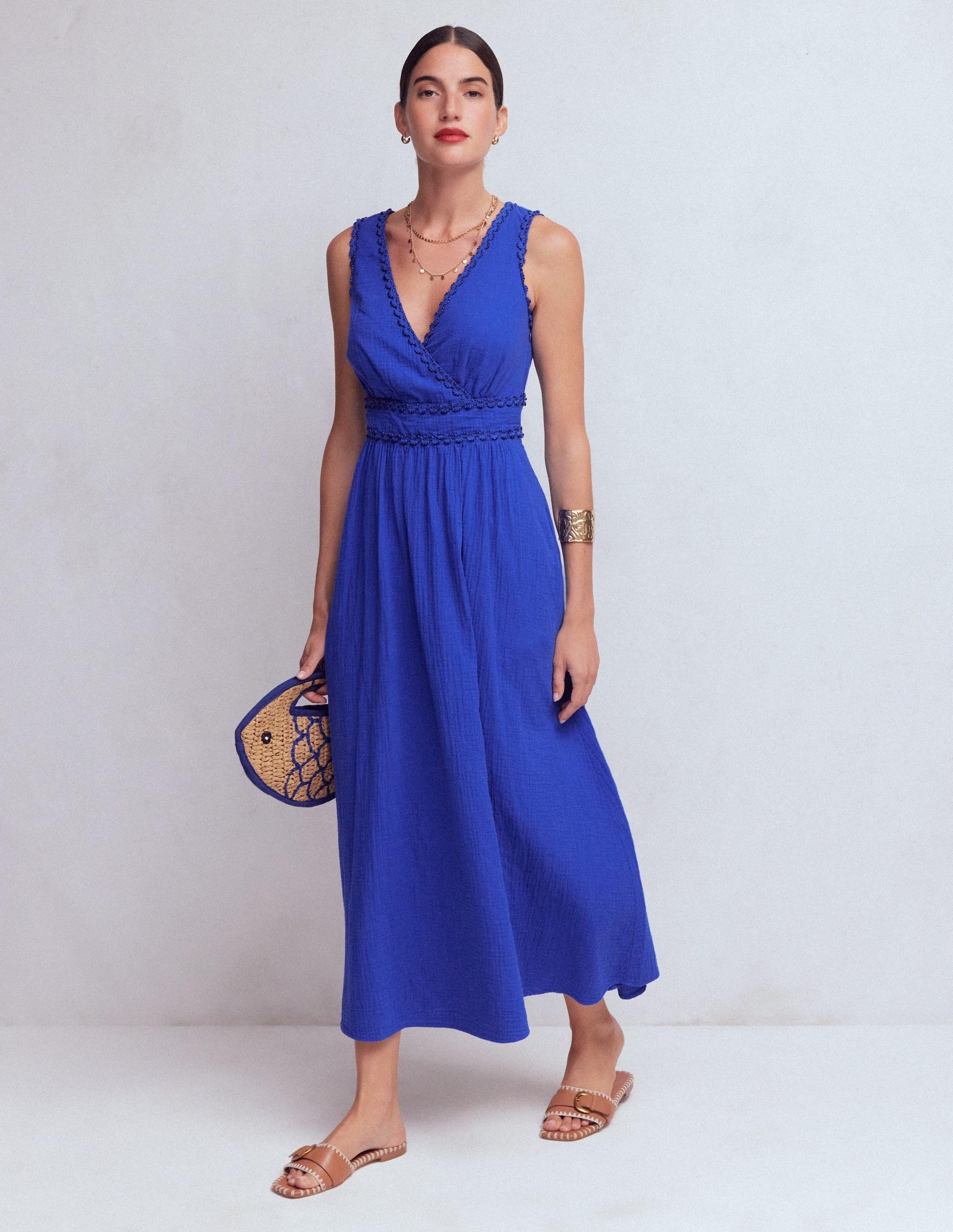 bohemian cotton maxi dress Linda Maxi Dress Off White/Natural / L