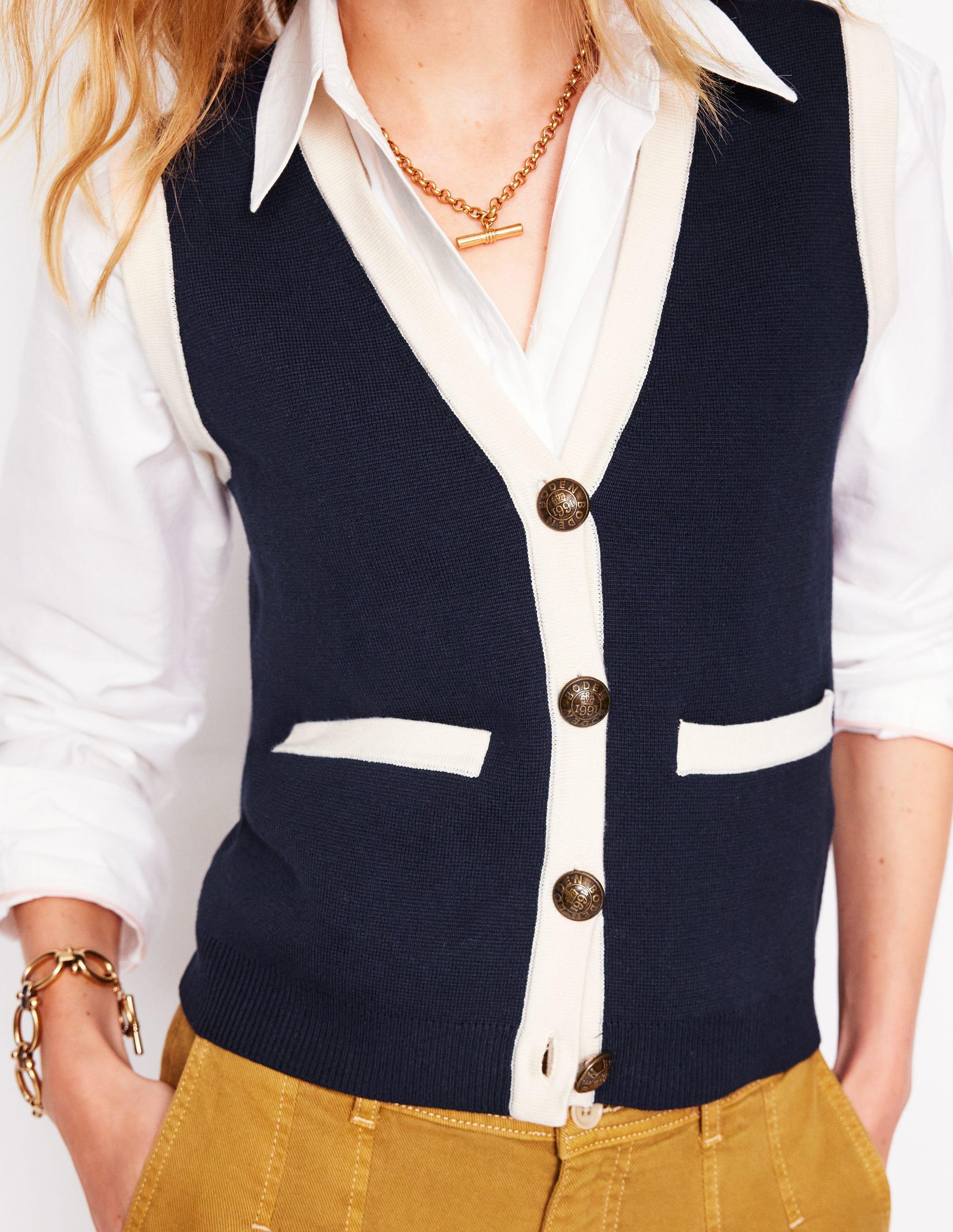 Boden Holly Knitted Waistcoat Lyst UK