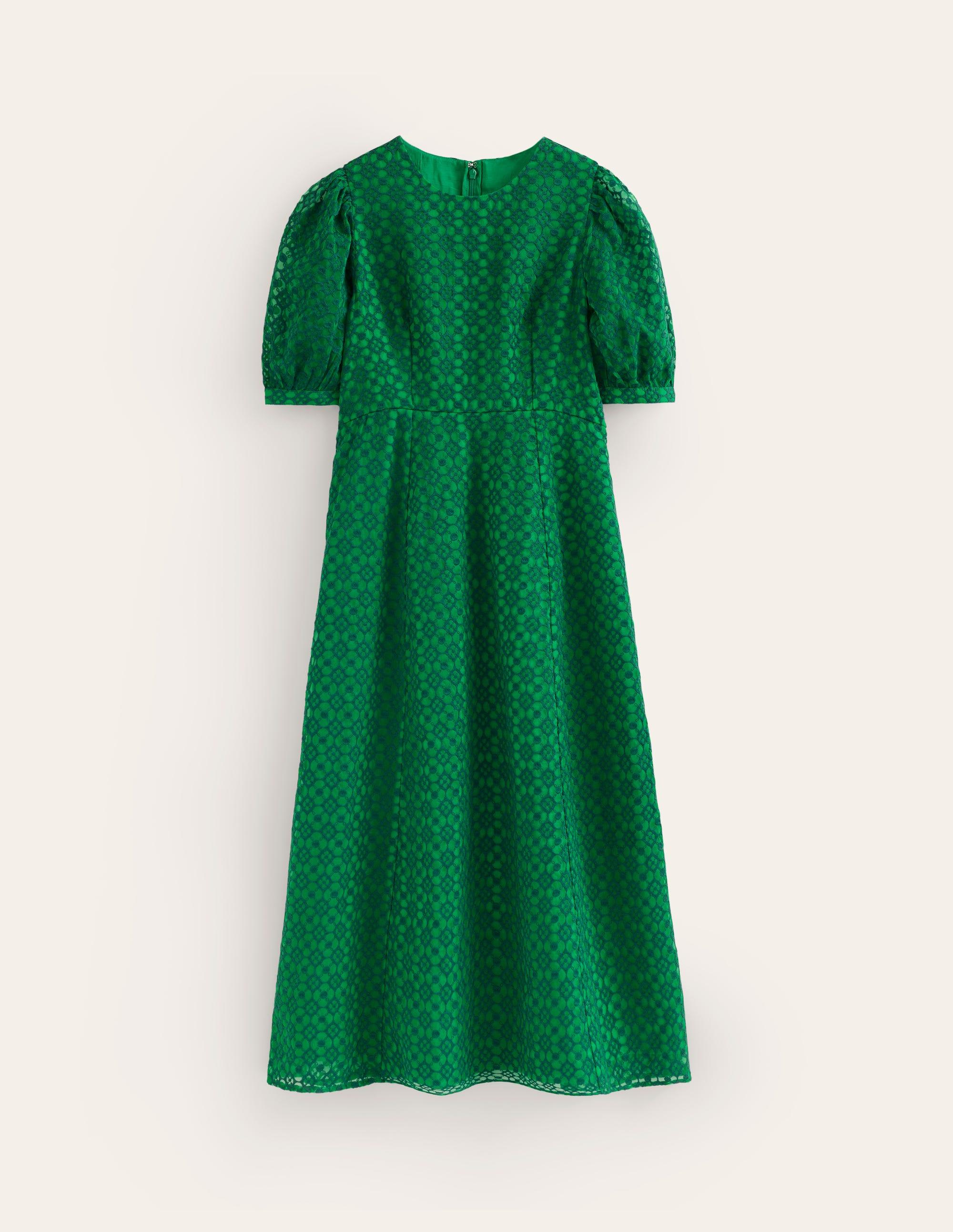 Robe de ceremonie en organza Boden en coloris Vert Lyst