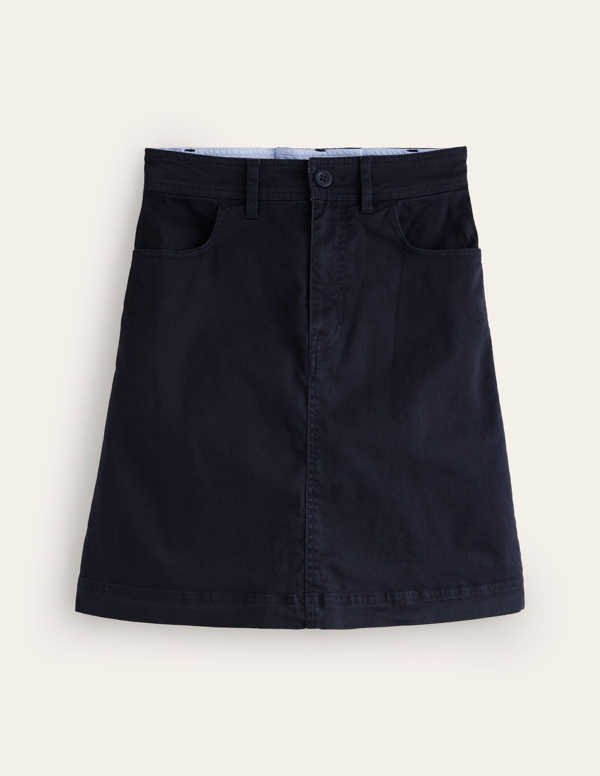 Boden Nell Chino Skirt in Blue Lyst UK