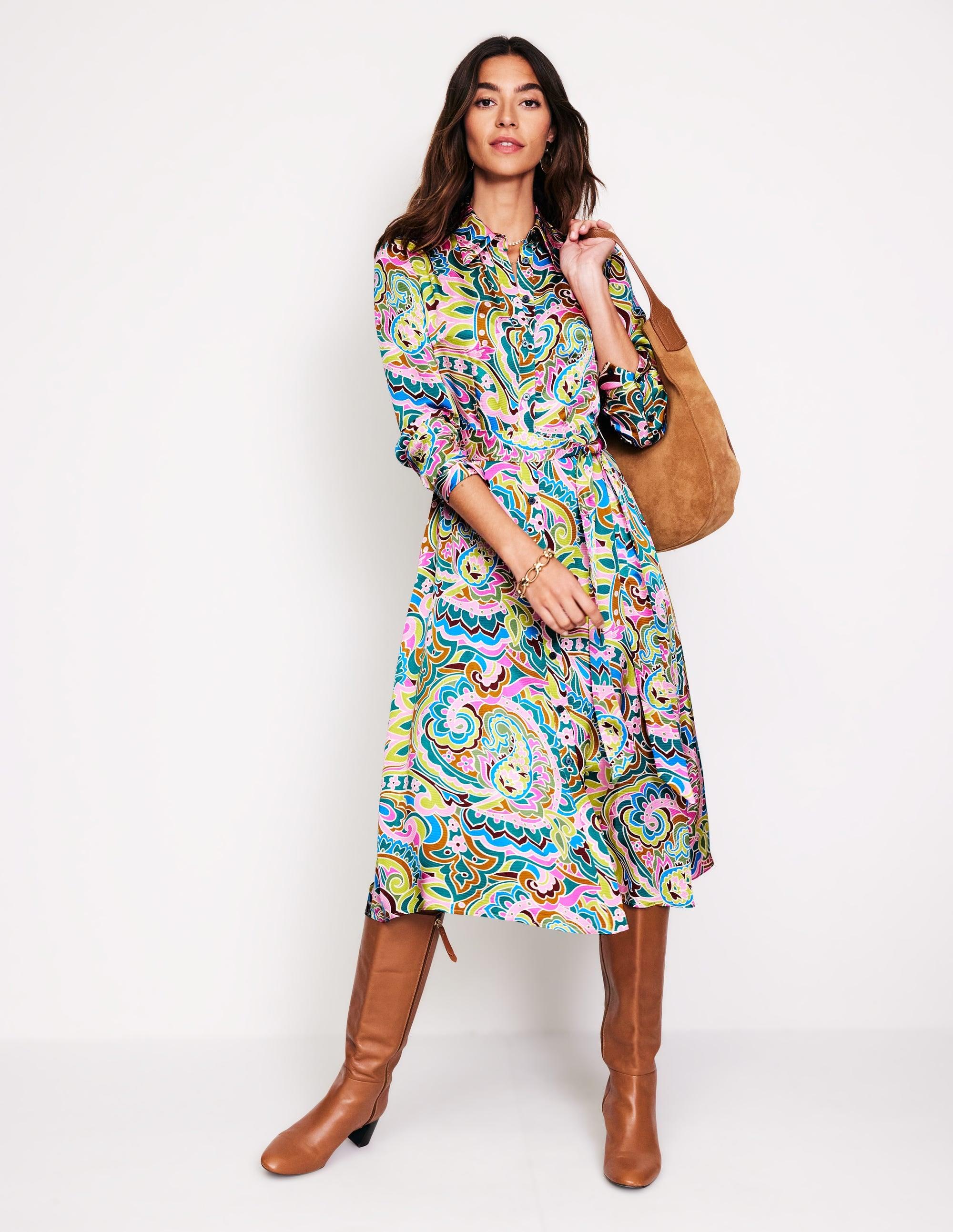 boden satin dress Buy Boden Green Tie Neck Satin Midi Dress from Next USA