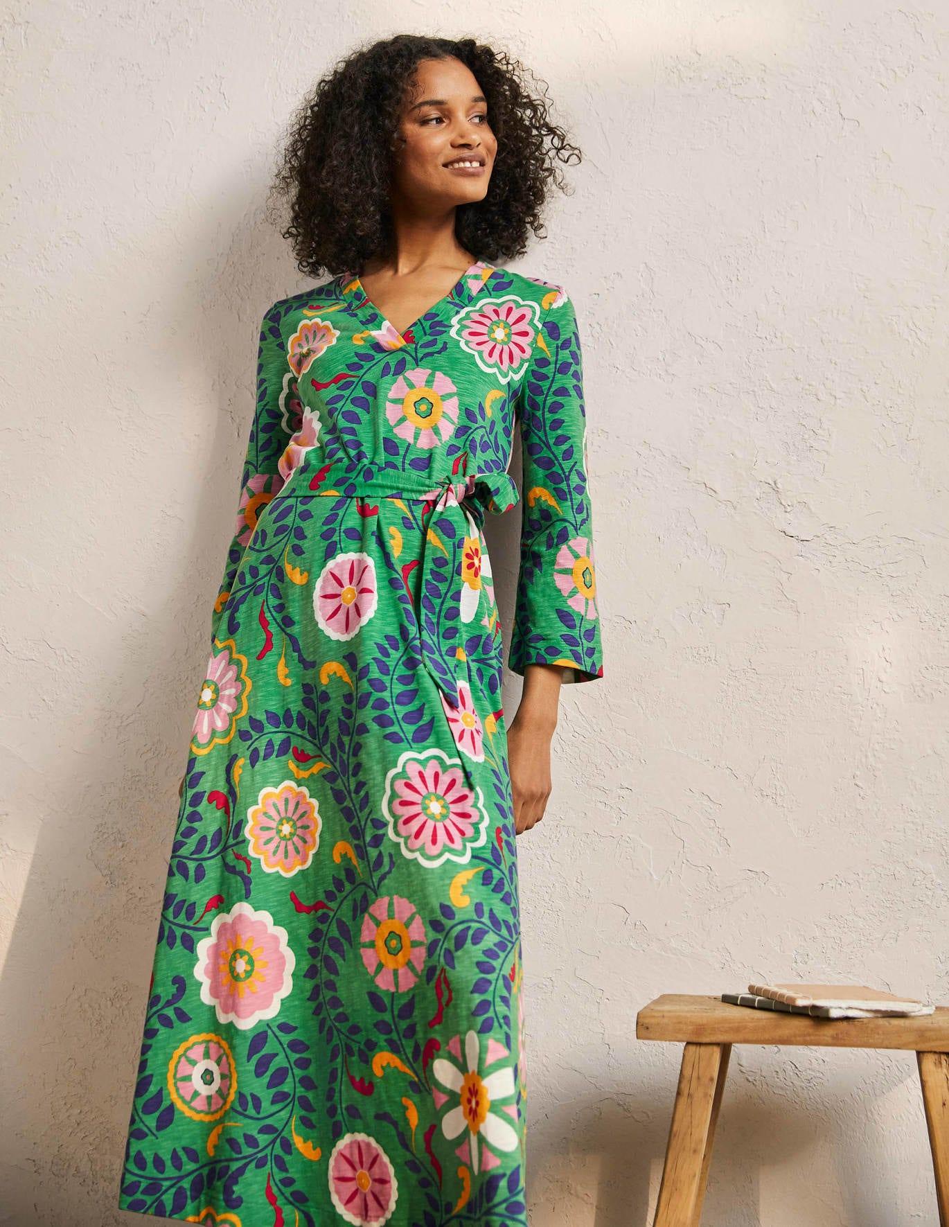Boden Jersey Kaftan Midi Dress English 