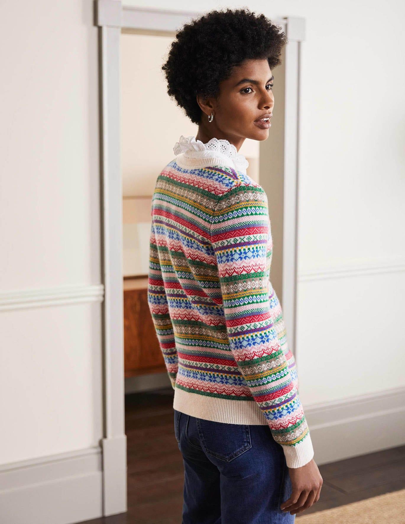 Boden Christmas Sweater Fairisle 