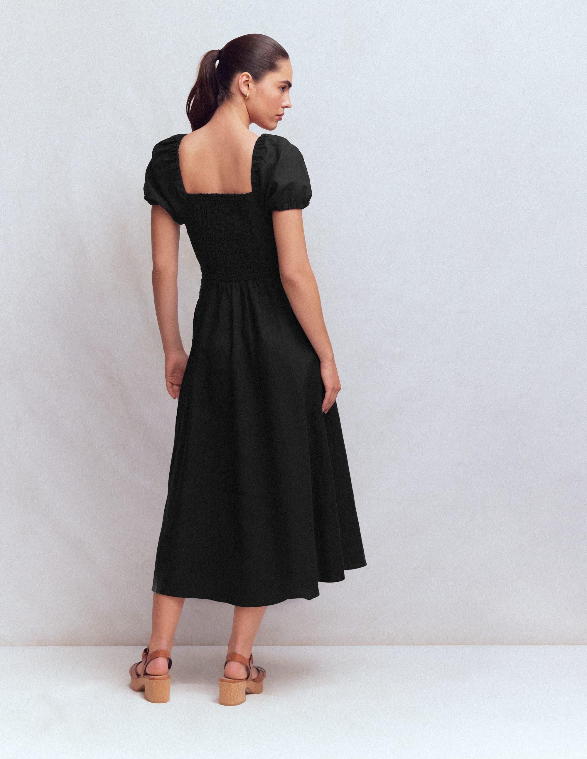 slim fit dress slacks Square Neck Occasion Dress-Ivory, Blossom Trail
